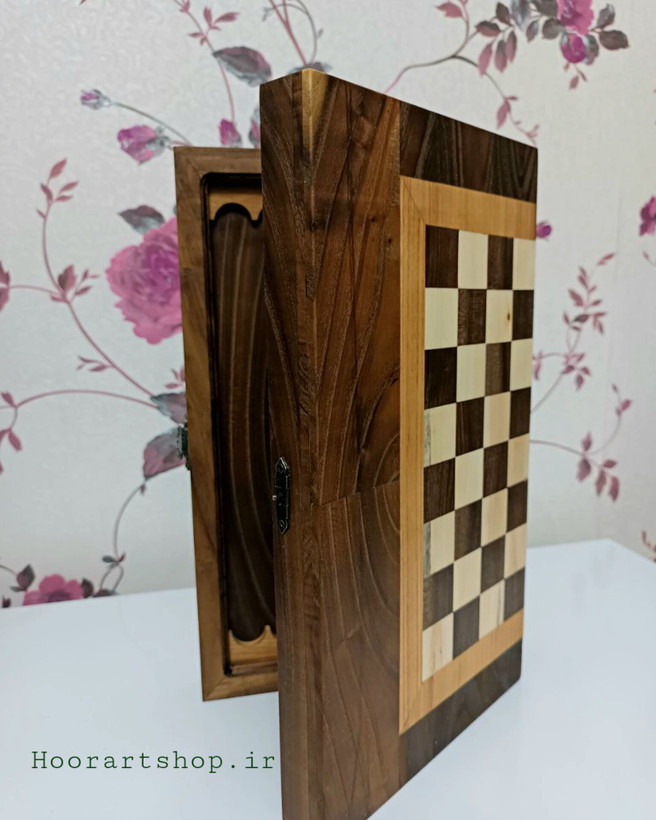 تخته نرد و شطرنج چوبی دستساز