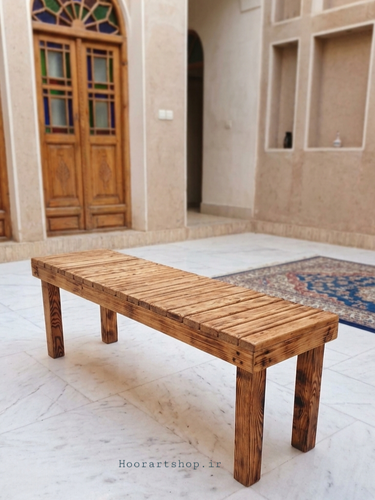نیمکت چوبی دستساز چوب روس